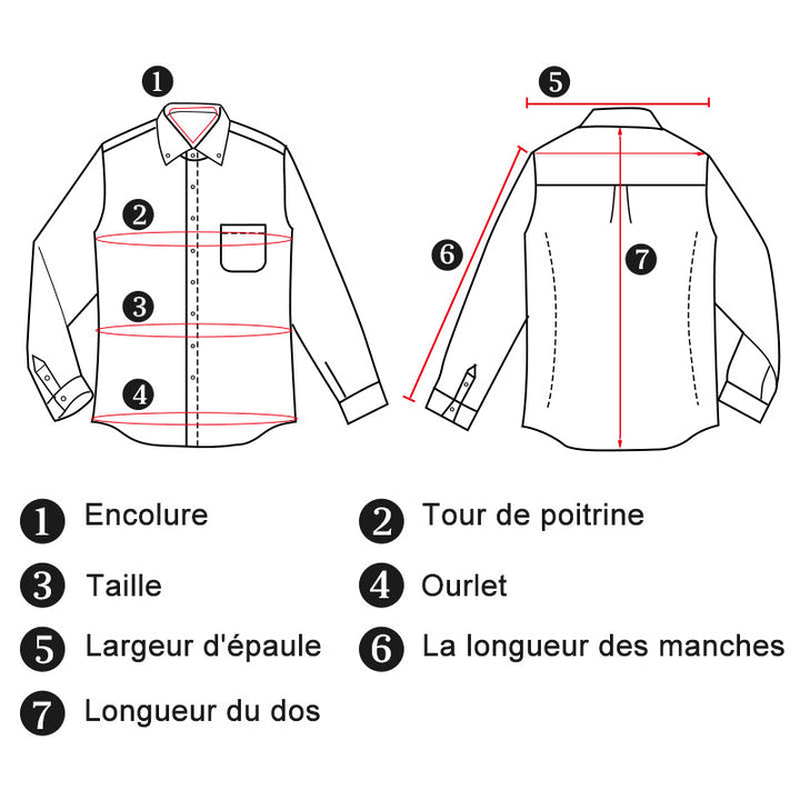 OLIVIER ROSSI PARIS | Chemise boutonnée en tissu de qualité supérieure pour homme