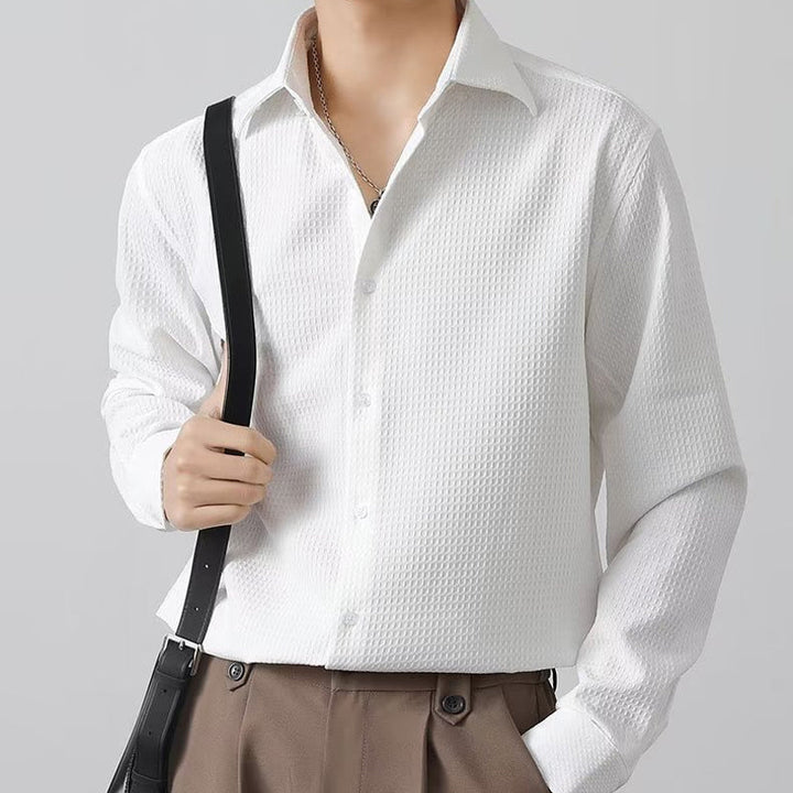 OLIVIER ROSSI PARIS | Chemise boutonnée en tissu de qualité supérieure pour homme