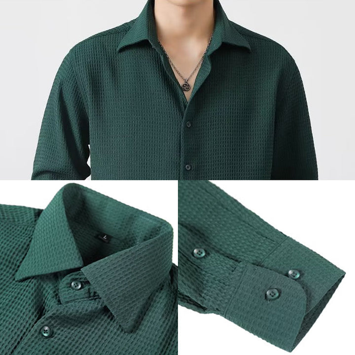 OLIVIER ROSSI PARIS | Chemise boutonnée en tissu de qualité supérieure pour homme