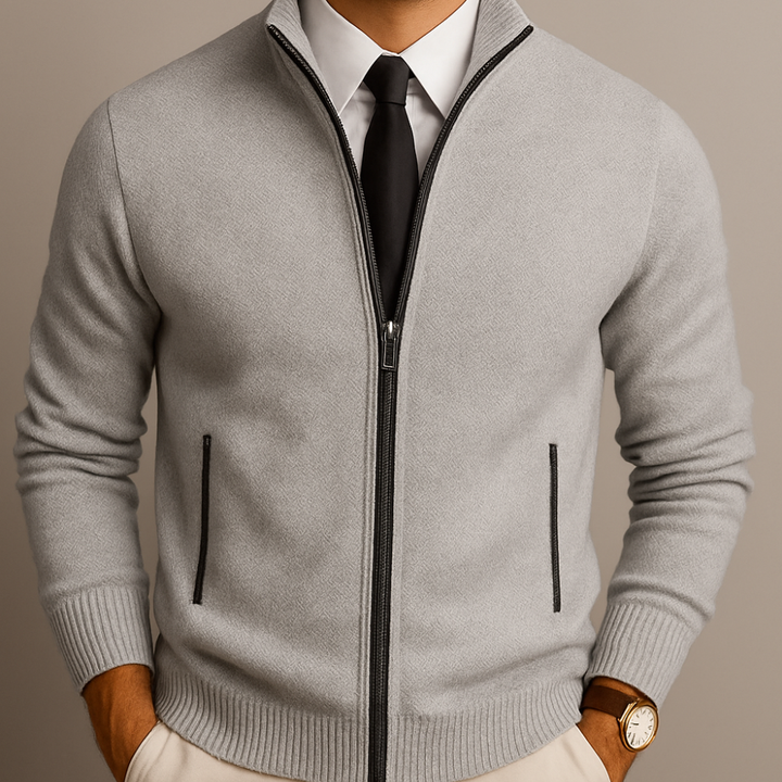 OLIVIER ROSSI PARIS | CARDIGAN ZIPPÉ EN LAINE MÉRINOS