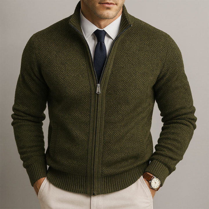 OLIVIER ROSSI PARIS | CARDIGAN ZIPPÉ EN LAINE MÉRINOS