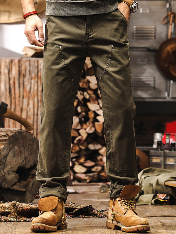 Maxime™ | Pantalon Utilitaire en Coton Sergé