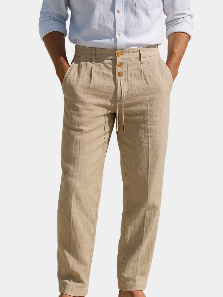 Matteo | Pantalon d'été léger en lin