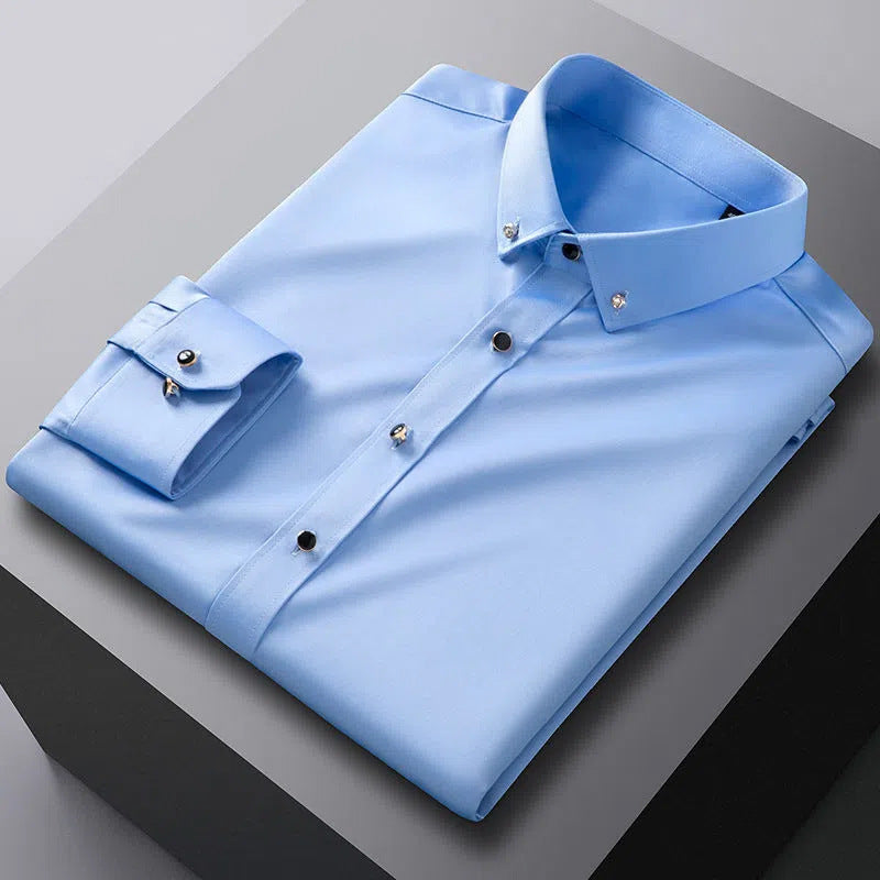 OLIVIER ROSSI PARIS | Chemise décontractée à boutons sans repassage