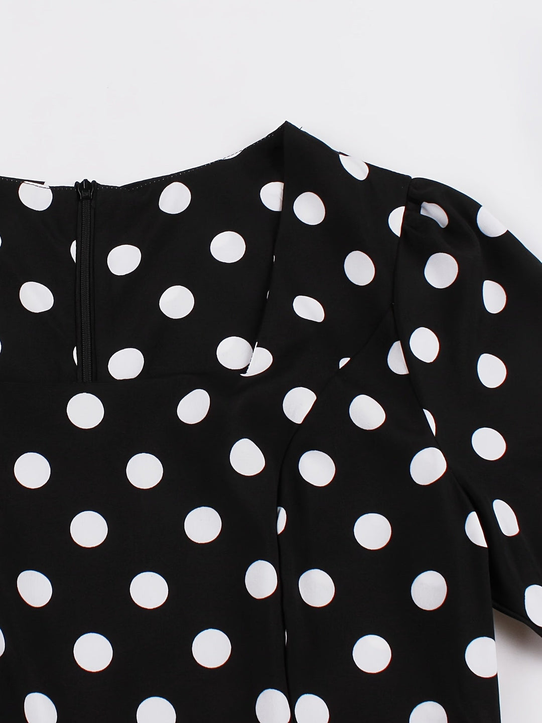 Marguerite™ | Robe pois élégante confortable intemporelle
