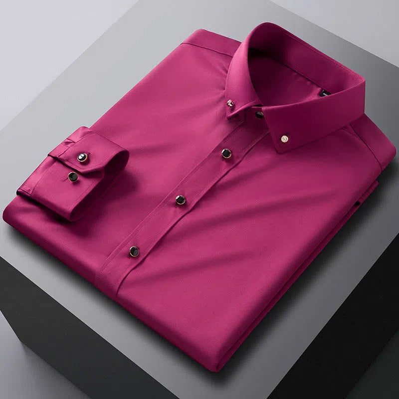 OLIVIER ROSSI PARIS | Chemise décontractée à boutons sans repassage