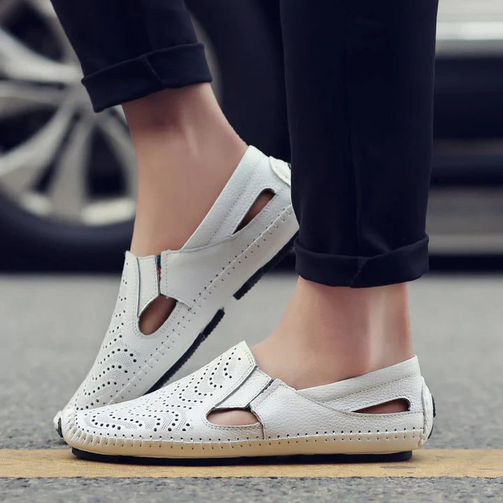 OLIVIER ROSSI PARIS | Sandales en Cuir Italien Marco