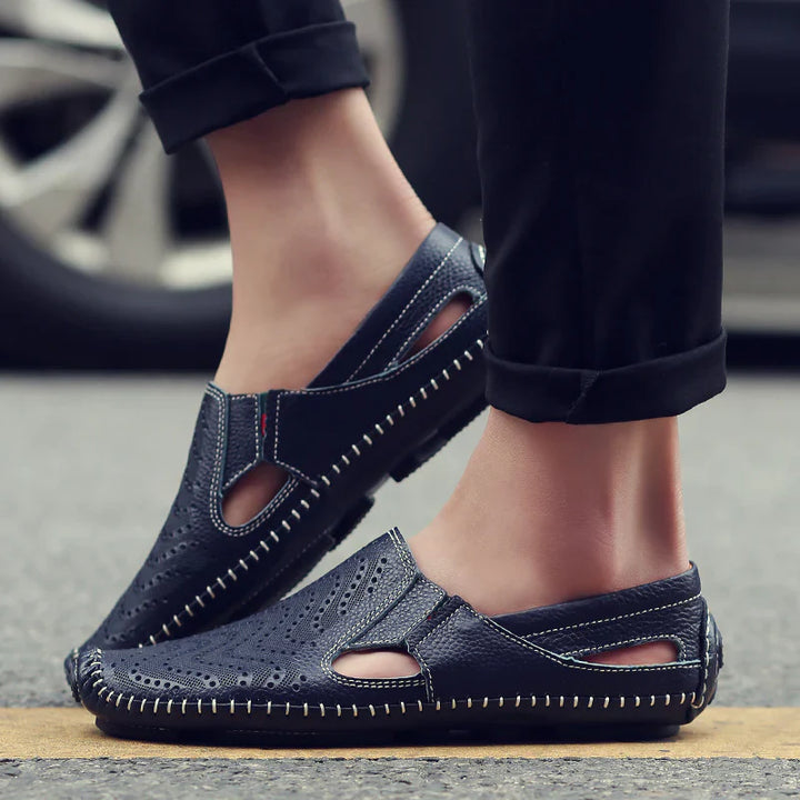 OLIVIER ROSSI PARIS | Sandales en Cuir Italien Marco