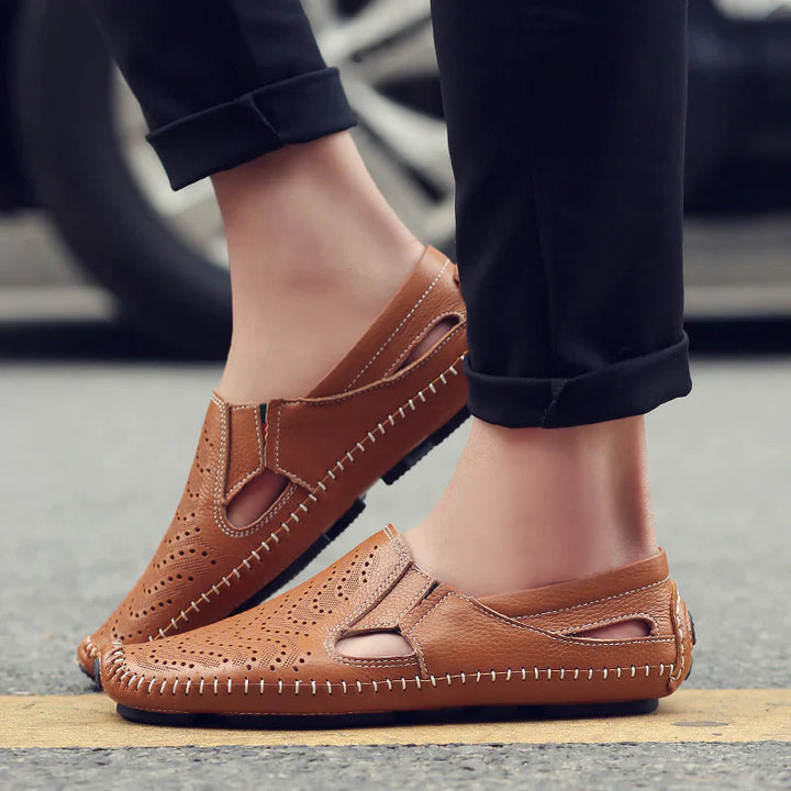 OLIVIER ROSSI PARIS | Sandales en Cuir Italien Marco