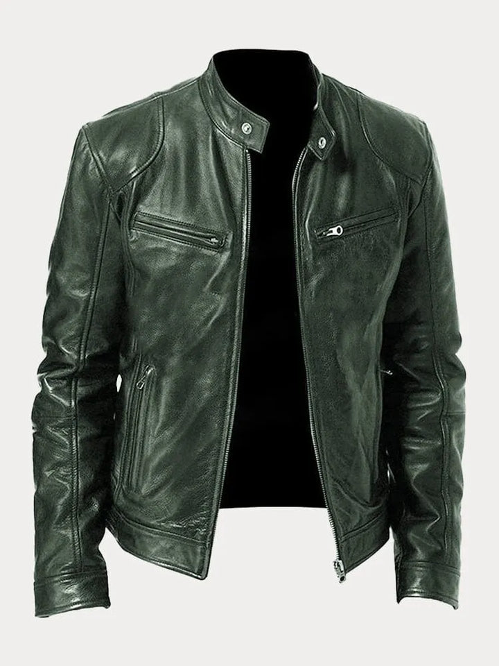Armand™ · Veste en Cuir Café Racer