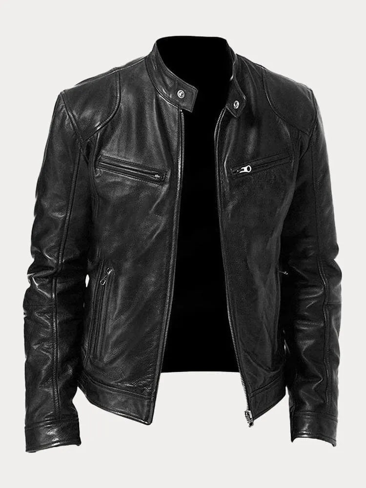 Armand™ · Veste en Cuir Café Racer