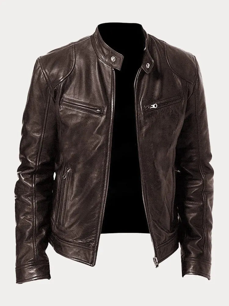 Armand™ · Veste en Cuir Café Racer