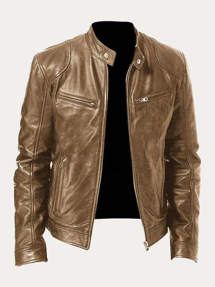 Armand™ · Veste en Cuir Café Racer