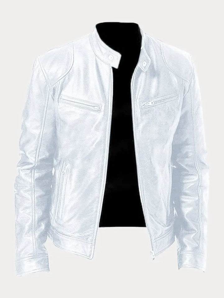 Armand™ · Veste en Cuir Café Racer