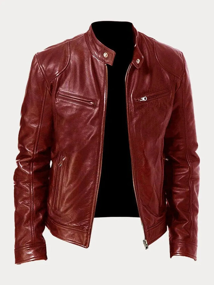 Armand™ · Veste en Cuir Café Racer