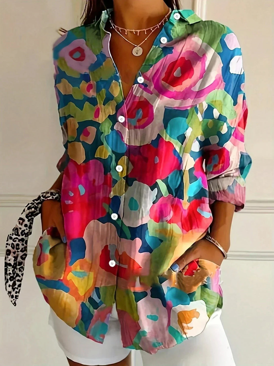Élianne™ — Blouse élégante aux couleurs durables