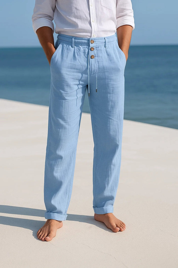 Matteo | Pantalon d'été léger en lin