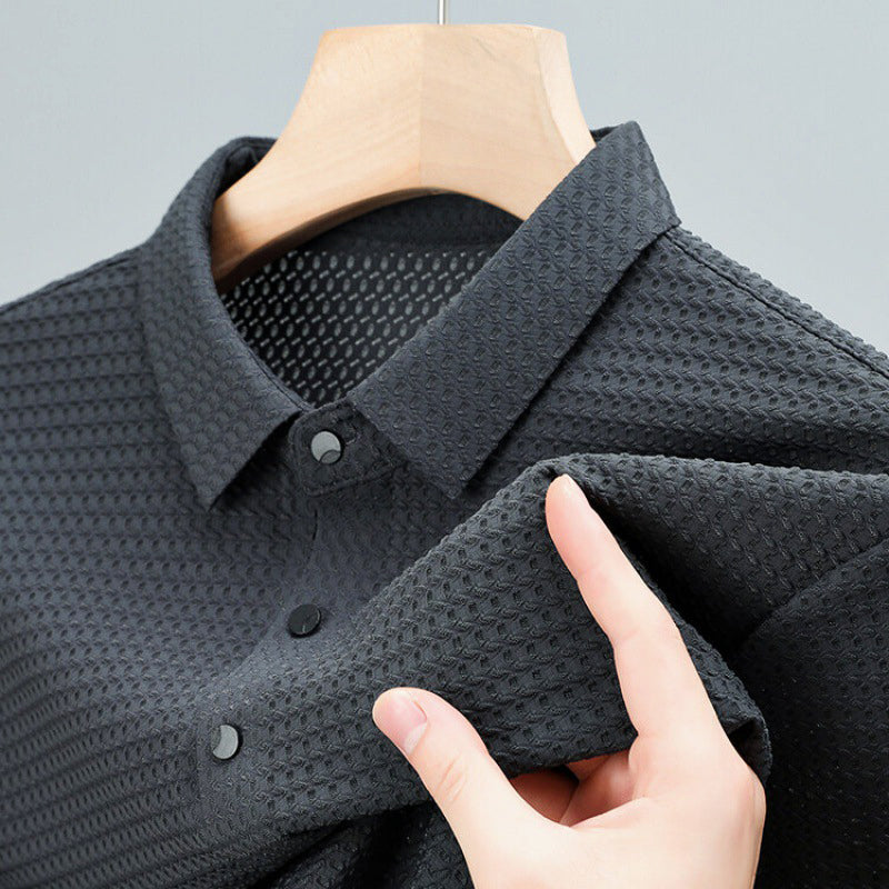 OLIVIER ROSSI PARIS | Chemise en soie de glace | pour hommes Tissus de qualité supérieure