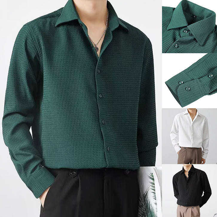 OLIVIER ROSSI PARIS | Chemise boutonnée en tissu de qualité supérieure pour homme