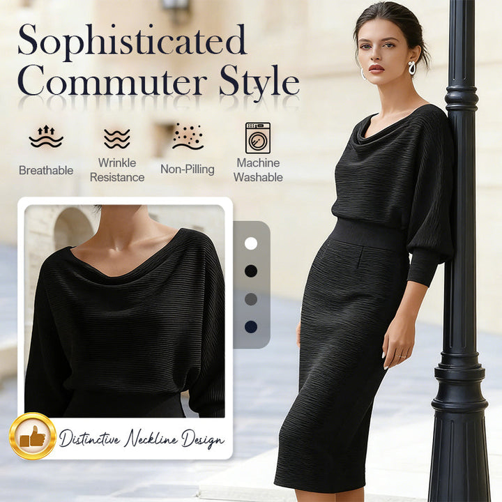 Offre à durée limitée : 55 % de réduction | Robe élégante et amincissante pour femme | Coupe élégante et silhouette flatteuse