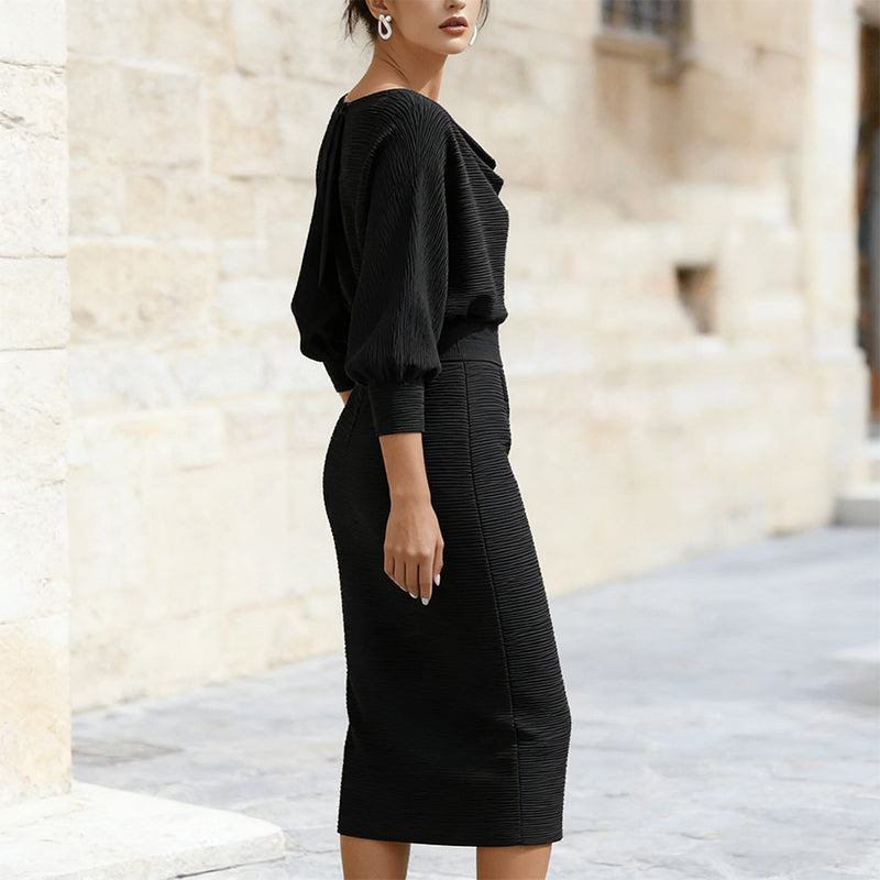 Offre à durée limitée : 55 % de réduction | Robe élégante et amincissante pour femme | Coupe élégante et silhouette flatteuse
